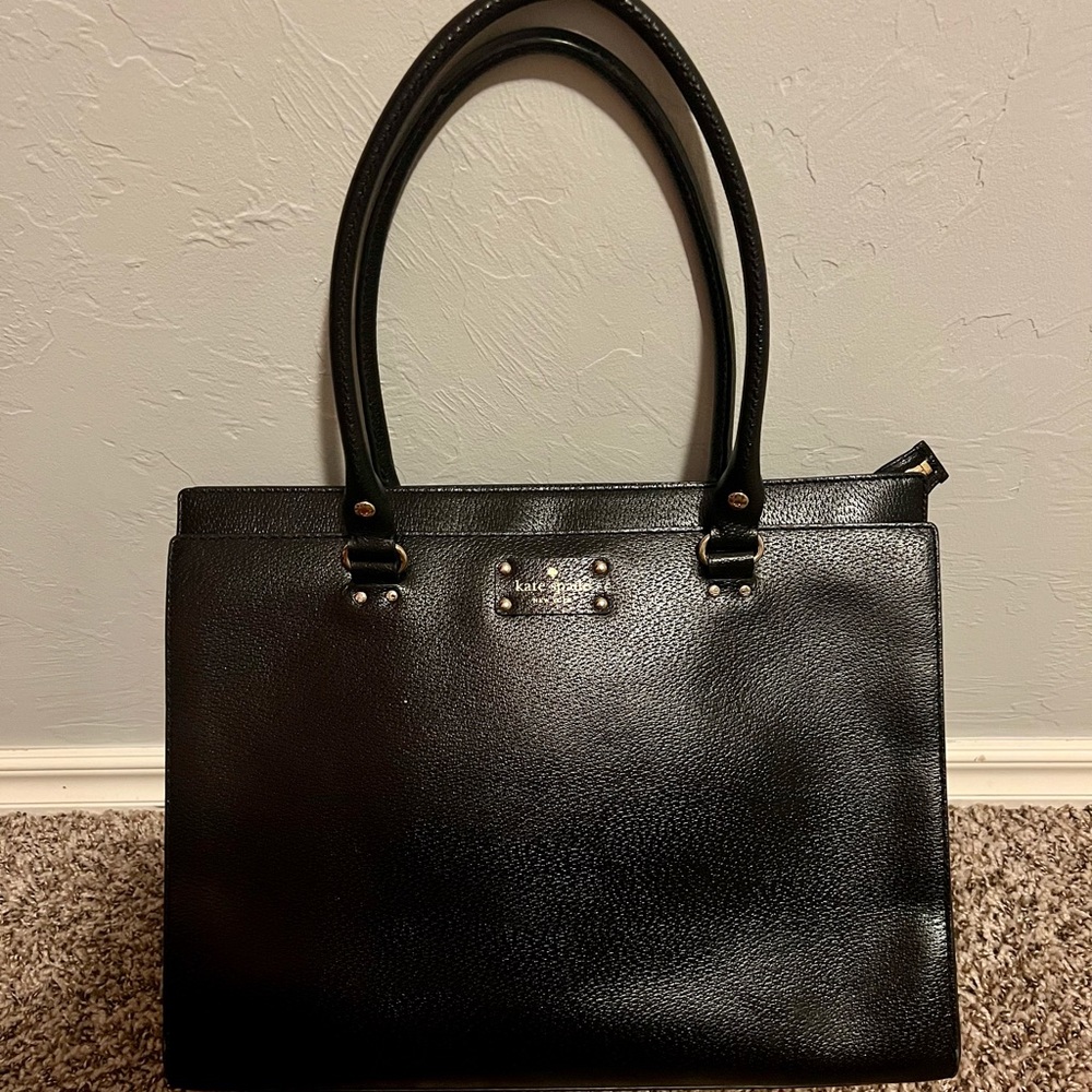 Black Kate Spade tote bag